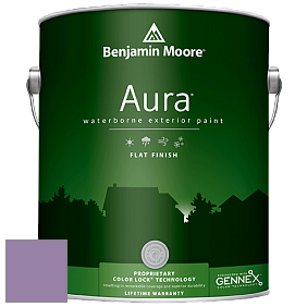 Benjamin Moore Aura 629 Waterborne Exterior Flat Finish краска цвет 1391 Naples Sunset