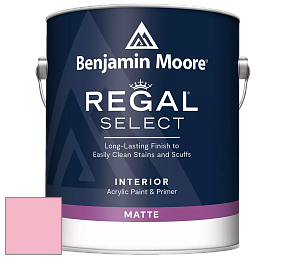 Benjamin Moore 548 IRegal Select Interior Paint - Matte краска цвет 1325 Pure Pink