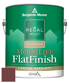 Benjamin Moore W105 Regal Select Exterior Paint-MoorLife Flat Finish краска цвет AF-300 