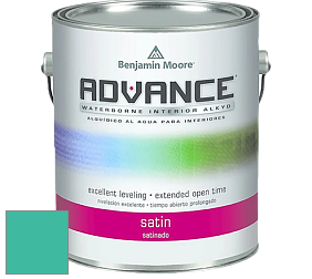 Benjamin Moore 792 Advance Interior Paint-Satin эмаль цвет 657 Sea of Green