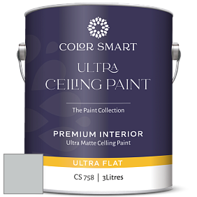 COLOR SMART CS 758 ULTRA CEILING PAINT ультраматовая краска цвет NCS S 2002-B50G 