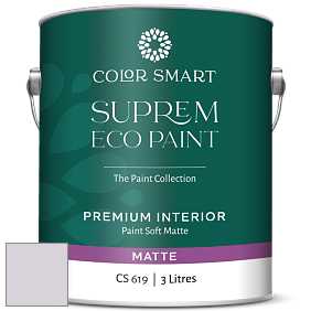 COLOR SMART CS 619 SUPREM ECO PAINT матовая краска цвет 2116-60 Touch of Gray