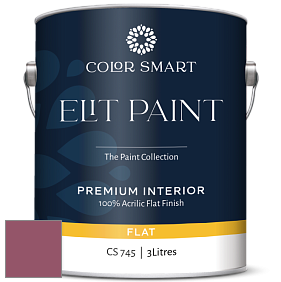 COLOR SMART CS 745 ELIT PAINT глубокоматовая моющаяся краска цвет NCS S 4040-R20B 