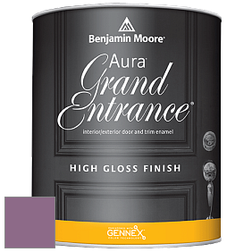 Benjamin Moore Aura 148 Grand Entrance High Gloss эмаль цвет 1371 Plum Perfect