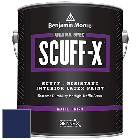 Benjamin Moore 484 Ultra Spec SCUFF-X Interior Matte Finish краска цвет RAL 5013 
