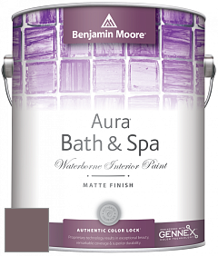 Benjamin Moore Aura 532 Bath & Spa Waterborne Interior Paint Matte Finish краска цвет 1449 Pinch of Spice