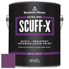 Benjamin Moore 484 Ultra Spec SCUFF-X Interior Matte Finish краска цвет NCS S 4050-R40B 