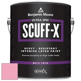 Benjamin Moore 484 Ultra Spec SCUFF-X Interior Matte Finish краска цвет 2001-50 Full Bloom