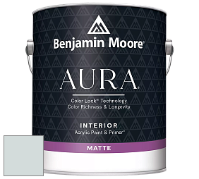 Benjamin Moore Aura 522 Interior Paint - Matte краска цвет 868 Mountain Mist