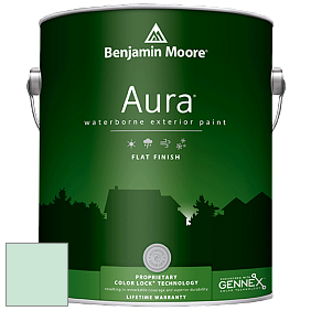 Benjamin Moore Aura 629 Waterborne Exterior Flat Finish краска цвет 583 Mountainview