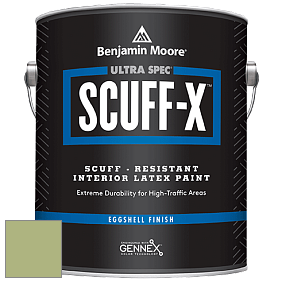 Benjamin Moore 485 Ultra Spec SCUFF-X Interior Eggshell Finish краска цвет 543 Woodland Hills Green