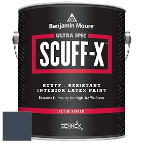 Benjamin Moore 486 Ultra Spec SCUFF-X Interior Satin Finish краска цвет 2061-10 Deep Royal