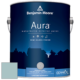 Benjamin Moore Aura 632 Waterborne Exterior Semi-Gloss Finish краска цвет 717 Paradiso