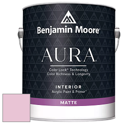 Benjamin Moore Aura 522 Interior Paint - Matte краска цвет 2080-60 Posy Pink