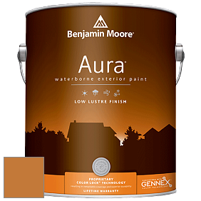 Benjamin Moore Aura 634 Waterborne Exterior Low Lustre Finish краска цвет 2156-20 Pumpkin Blush