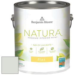 Benjamin Moore 512 Natura Interior Flat Finish матовая краска цвет 863 Pearl Gray