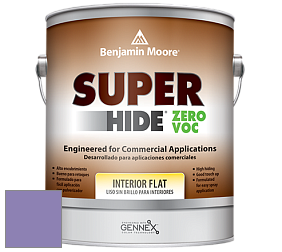 Benjamin Moore 355 Super Hide Zero Voc Interior Flat краска цвет 1398 Charmed Violet