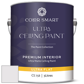 COLOR SMART CS 758 ULTRA CEILING PAINT ультраматовая краска цвет 2116-70 Mirage White