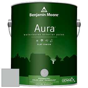 Benjamin Moore Aura 629 Waterborne Exterior Flat Finish краска цвет AF-695 