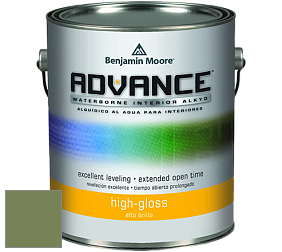 Benjamin Moore 794 Advance Interior Paint-High Gloss глянцевая алкидная эмаль цвет 546 Courtyard Green