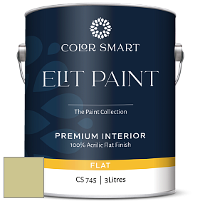 COLOR SMART CS 745 ELIT PAINT глубокоматовая моющаяся краска цвет RAL 1000 
