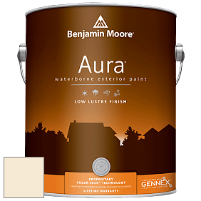 Benjamin Moore Aura 634 Waterborne Exterior Low Lustre Finish краска цвет 928 Featherbed