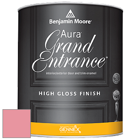 Benjamin Moore Aura 148 Grand Entrance High Gloss эмаль цвет 1334 Pretty in Pink