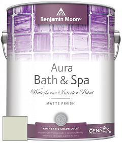 Benjamin Moore Aura 532 Bath & Spa Waterborne Interior Paint Matte Finish краска цвет AF-75 