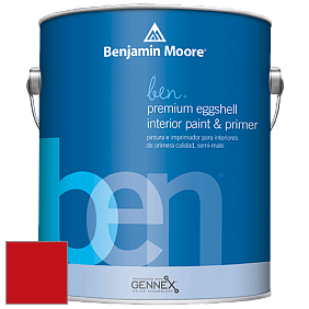 Benjamin Moore Ben W626 Premium Interior Latex Eggshell краска цвет RAL 3020 