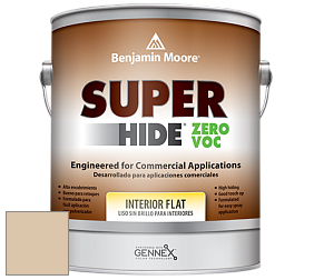 Benjamin Moore 355 Super Hide Zero Voc Interior Flat краска цвет 959 Antique Parchment