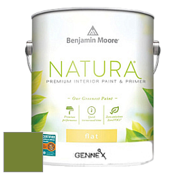 Benjamin Moore 514 Natura Interior Semi-Gloss Finish краска цвет NCS S 3065-G40Y 