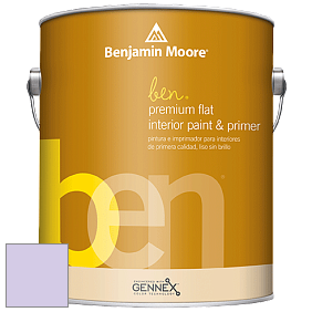 Benjamin Moore Ben W625 Premium Interior Latex Flat краска цвет 2071-60 Lily Lavender