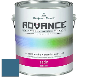 Benjamin Moore 792 Advance Interior Paint-Satin эмаль цвет 2061-30 Bermuda Blue