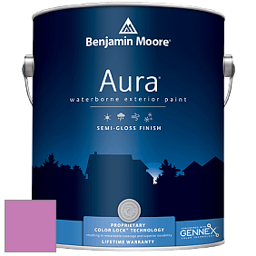Benjamin Moore Aura 632 Waterborne Exterior Semi-Gloss Finish краска цвет 2076-40 Raspberry Mousse
