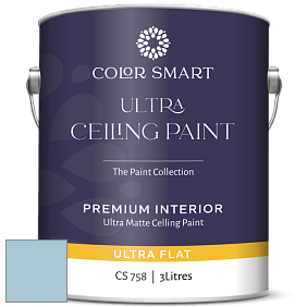 COLOR SMART CS 758 ULTRA CEILING PAINT ультраматовая краска цвет 836 Sea View