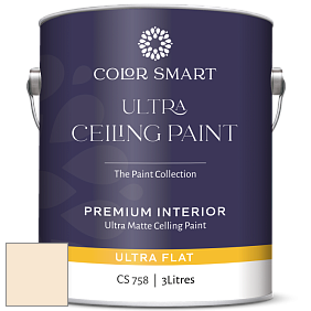 COLOR SMART CS 758 ULTRA CEILING PAINT ультраматовая краска цвет 914 Devon Cream