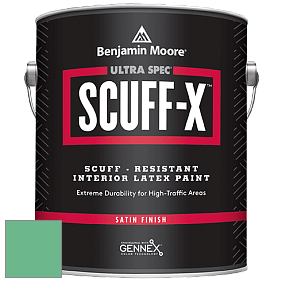 Benjamin Moore 486 Ultra Spec SCUFF-X Interior Satin Finish краска цвет 580 Arlington Green