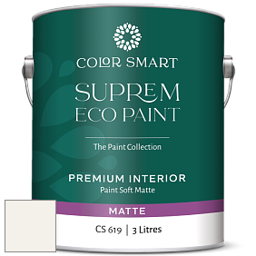 COLOR SMART CS 619 SUPREM ECO PAINT матовая краска цвет 879 White Opulence