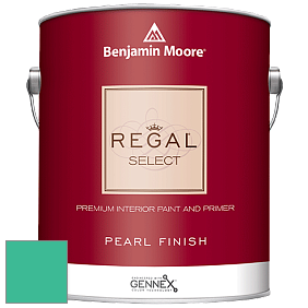 Benjamin Moore 550 Regal Select Waterborne Interior Pearl Finish краска цвет 615 Mayan Green