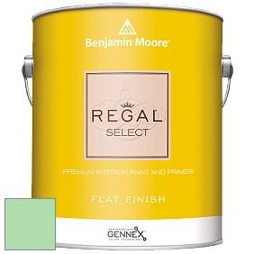 Benjamin Moore 547 Regal Select Waterborne Interior Flat Finish краска цвет 2033-50 Bud Green
