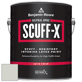 Benjamin Moore 486 Ultra Spec SCUFF-X Interior Satin Finish краска цвет OC-52 Gray Owl