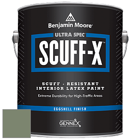 Benjamin Moore 485 Ultra Spec SCUFF-X Interior Eggshell Finish краска цвет 454 Cedar Path