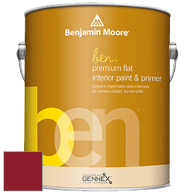 Benjamin Moore Ben W625 Premium Interior Latex Flat краска цвет RAL 3003 