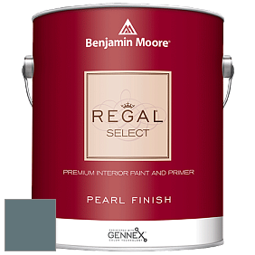 Benjamin Moore 550 Regal Select Waterborne Interior Pearl Finish краска цвет 1637 Blue Spruce
