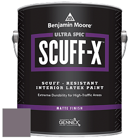 Benjamin Moore 484 Ultra Spec SCUFF-X Interior Matte Finish краска цвет AF-635 