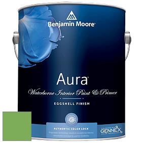 Benjamin Moore Aura 524 Waterborne Interior Eggshell Finish краска цвет 559 Paradise Valley