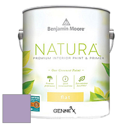 Benjamin Moore 514 Natura Interior Semi-Gloss Finish краска цвет 1390 Hydrangea
