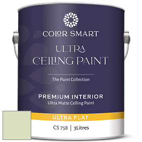 COLOR SMART CS 758 ULTRA CEILING PAINT ультраматовая краска цвет 540 Country Green