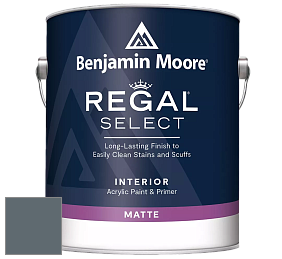 Benjamin Moore 548 IRegal Select Interior Paint - Matte краска цвет 2135-30 Nocturnal Gray