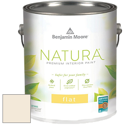 Benjamin Moore 512 Natura Interior Flat Finish матовая краска цвет 912 Linen White